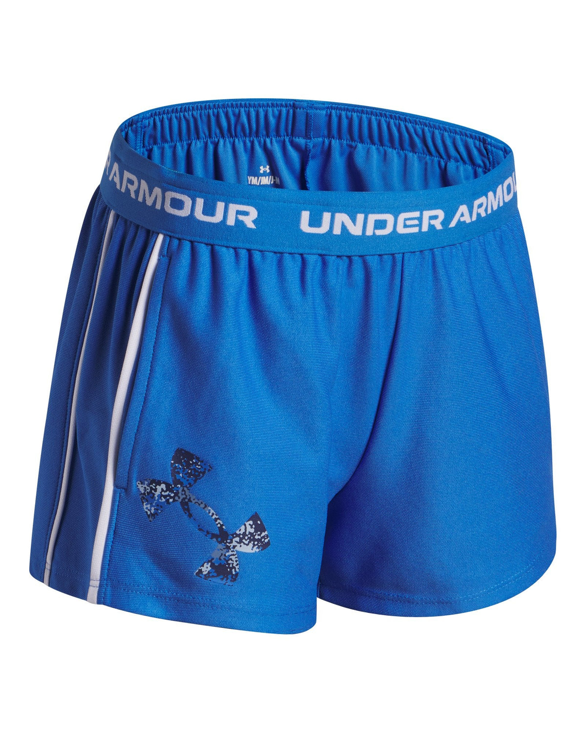 UA Tech™ Play Up Logo Girls' Shorts - Red