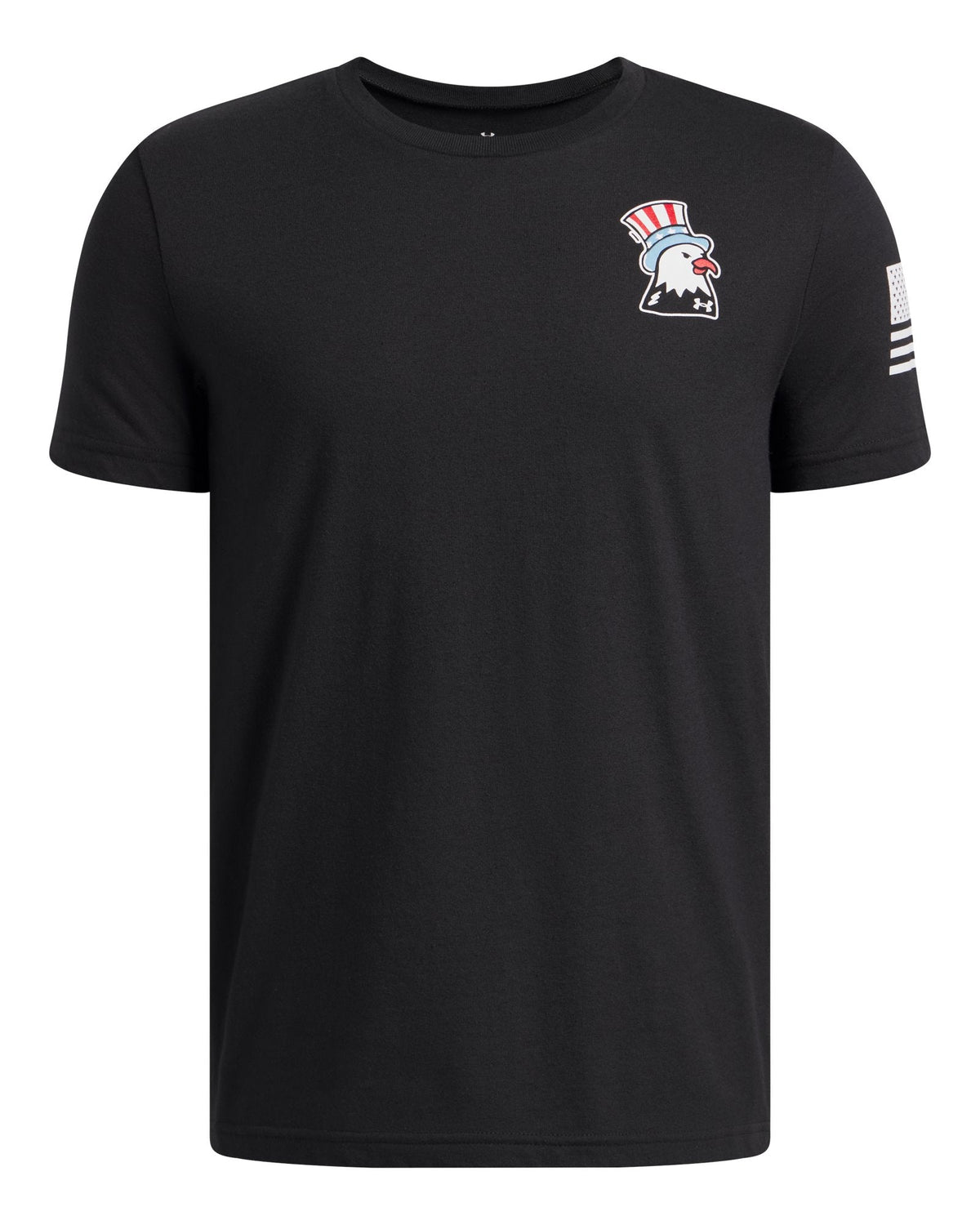 UA Freedom Americana Logo Boys' T-Shirt - Black