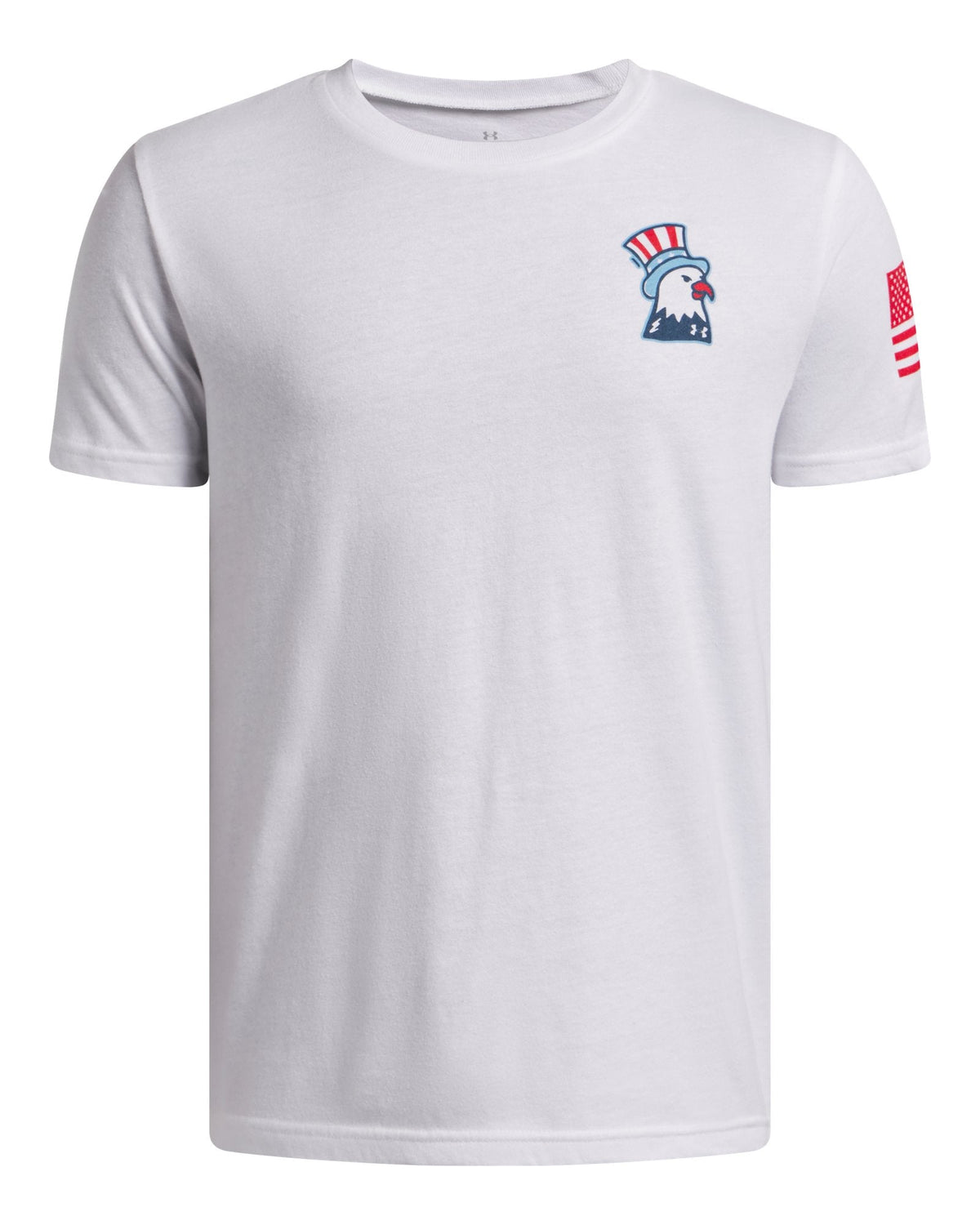 UA Freedom Americana Logo Boys' T-Shirt - White
