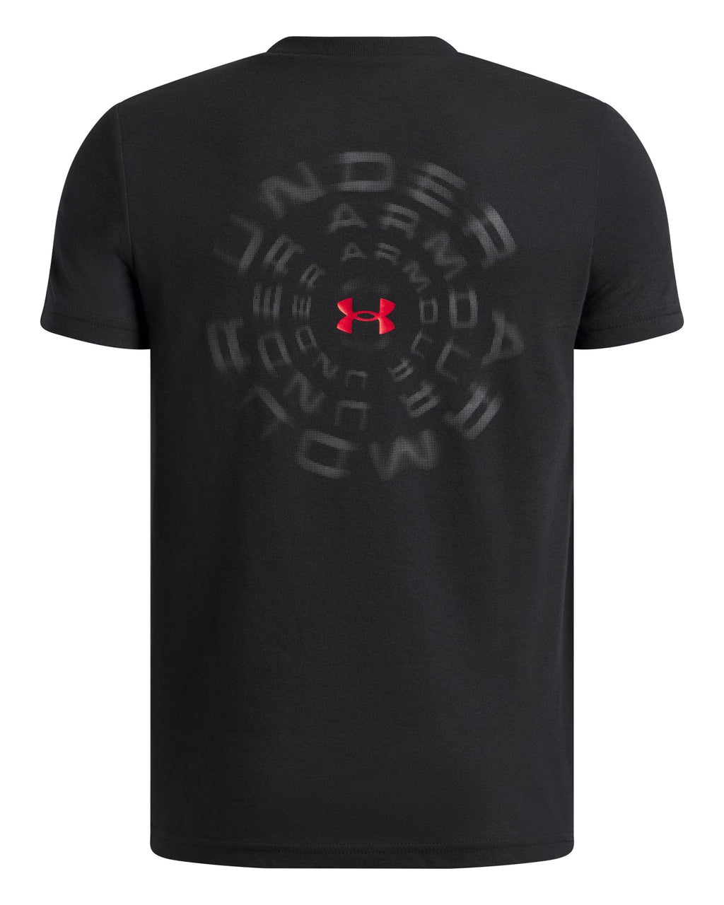 UA Wordmark Blur Boys' Short Sleeve - Black