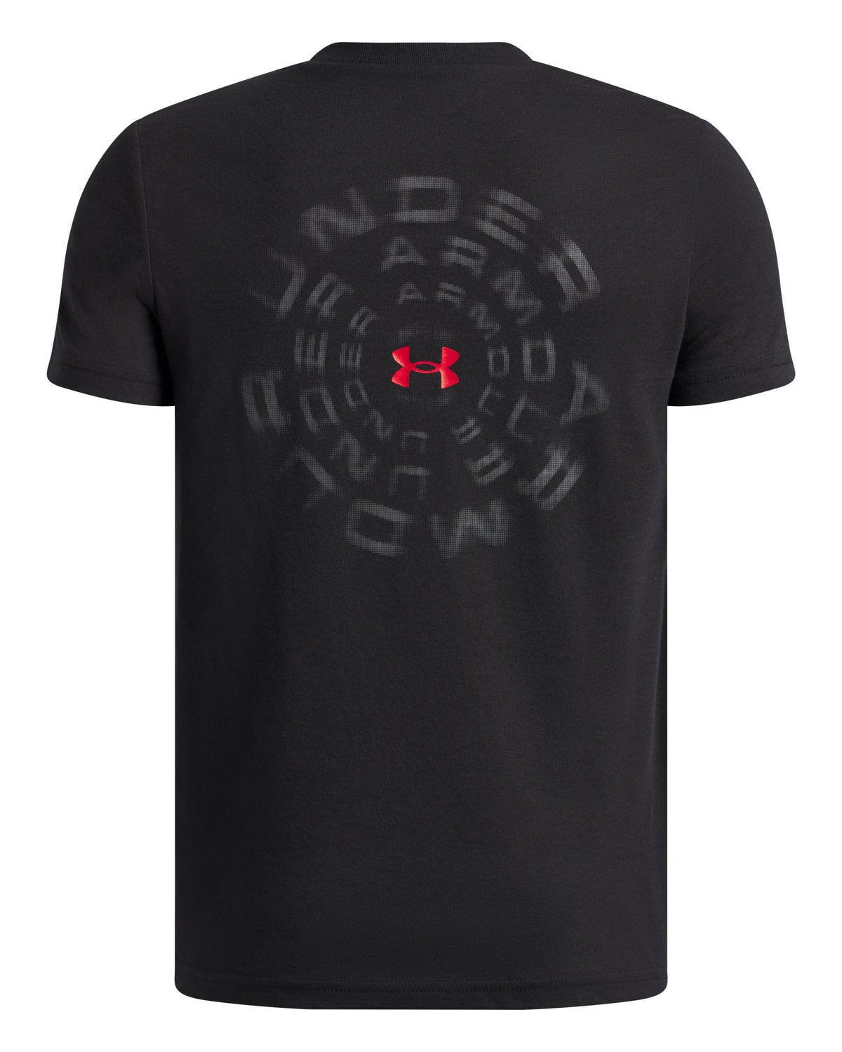 UA Wordmark Blur Boys' Short Sleeve - Black
