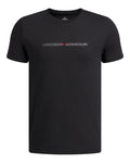 UA Wordmark Blur Boys' Short Sleeve - Black