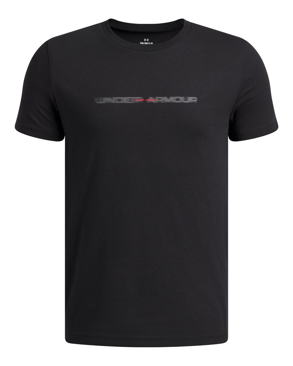 UA Wordmark Blur Boys' Short Sleeve - Black