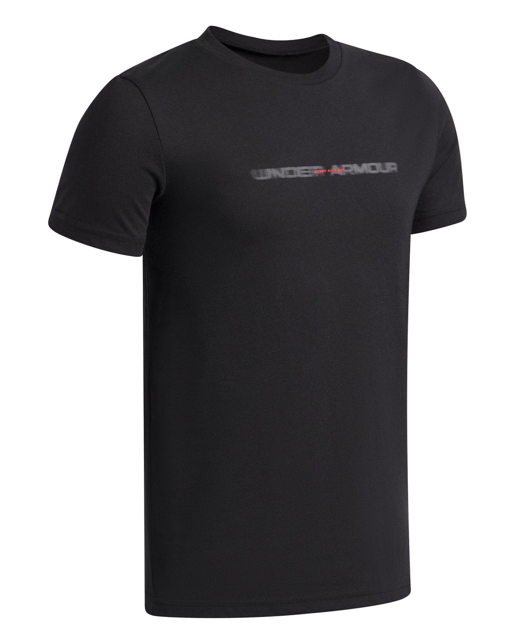 UA Wordmark Blur Boys' Short Sleeve - Black