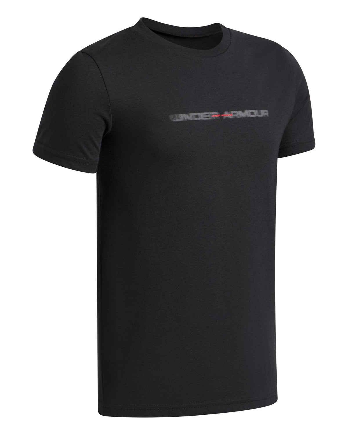 UA Wordmark Blur Boys' Short Sleeve - Black