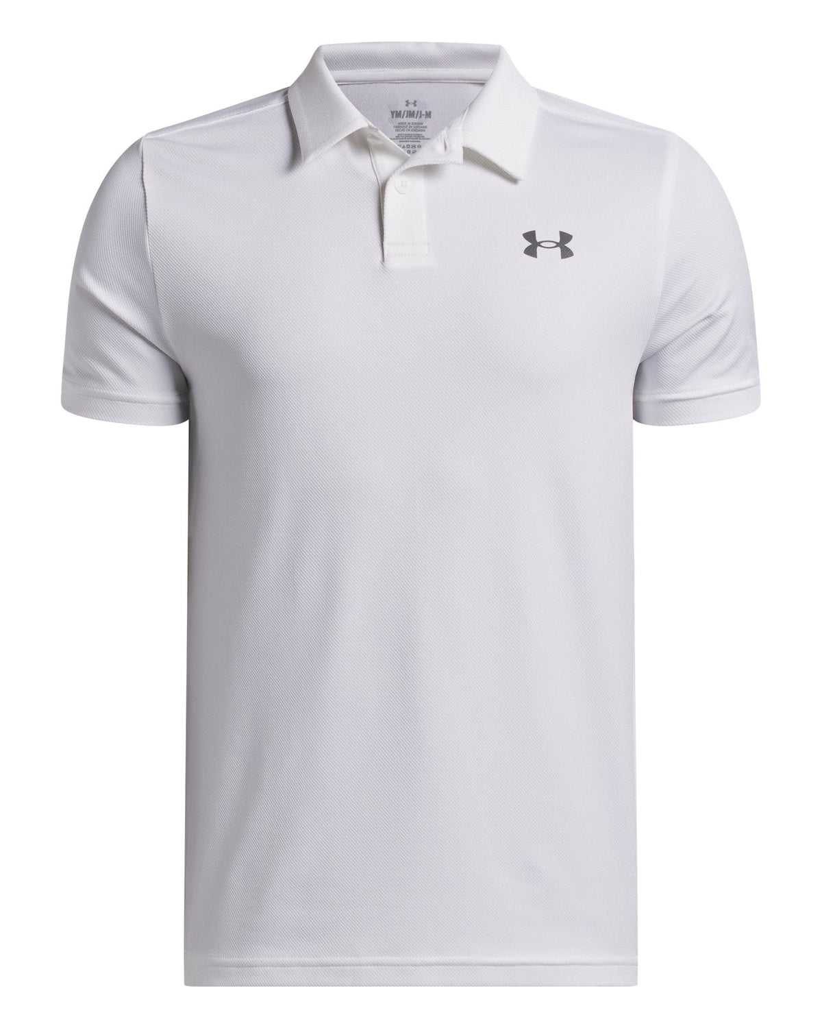 UA Matchplay Boys' Polo - White