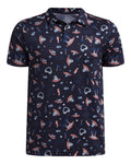 UA Matchplay Printed Boys' Polo - Blue