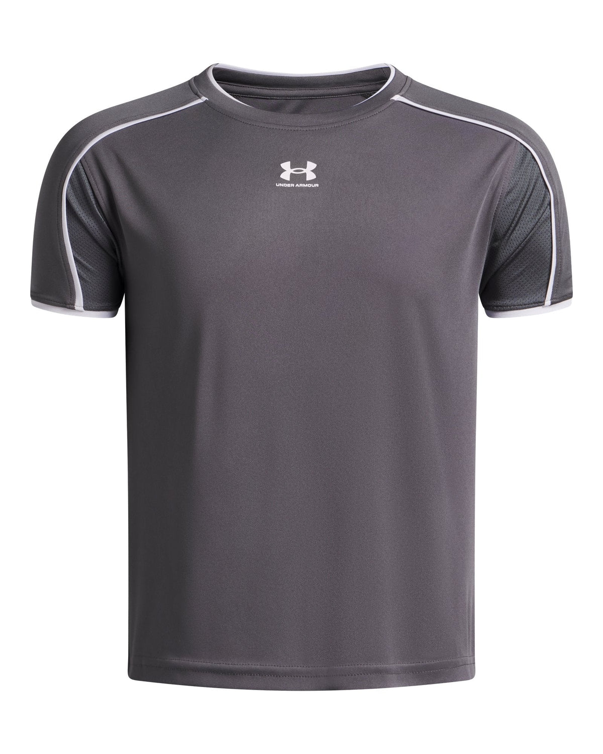 UA Challenger Train Boys' Short Sleeve - Gray