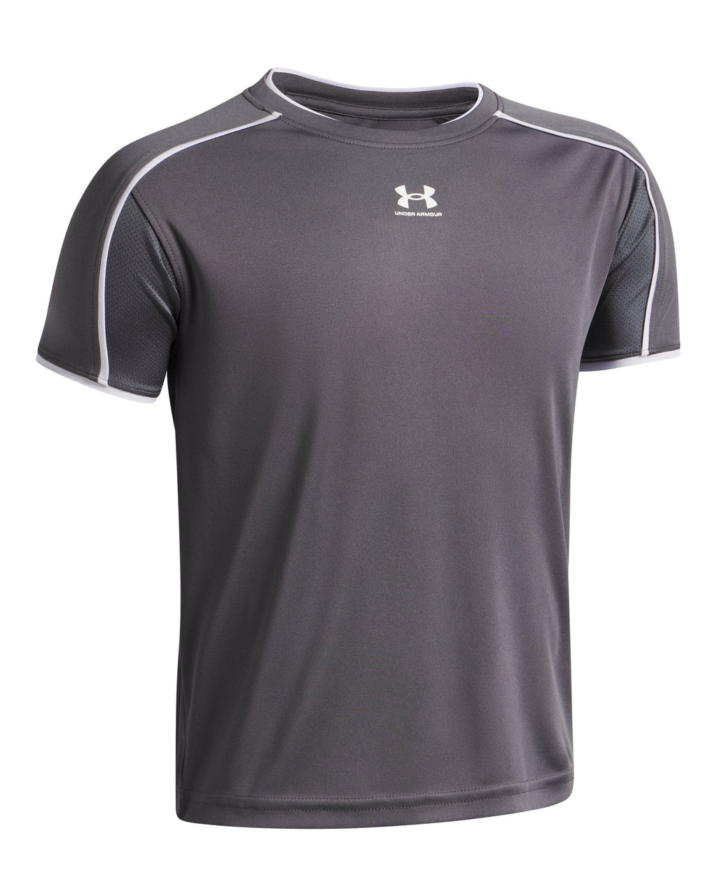 UA Challenger Train Boys' Short Sleeve - Gray