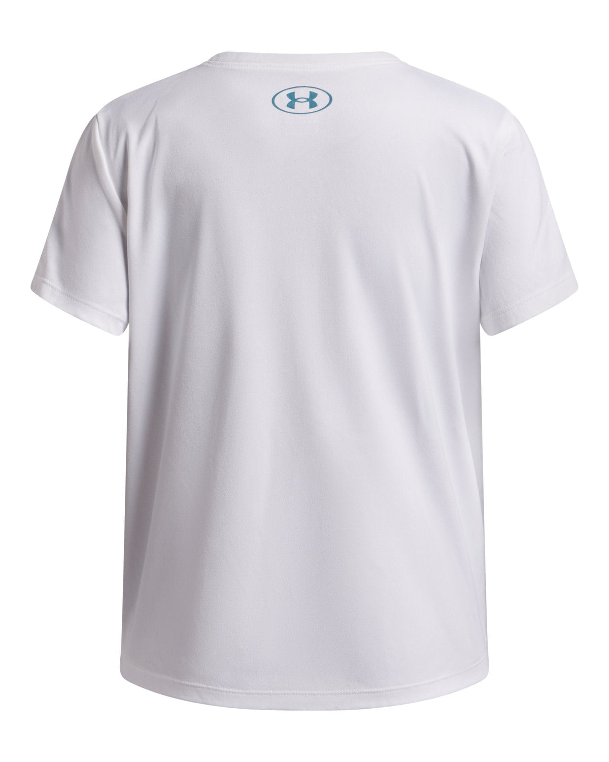 UA Tech™ Logo Graphic Girls' Short Sleeve - White