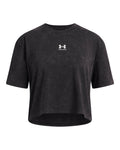 UA Rival Wash Girls' Short Sleeve - Black