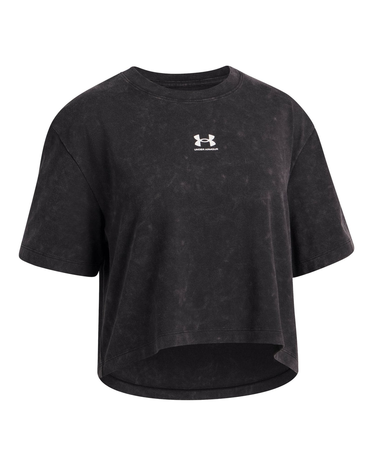 UA Rival Wash Girls' Short Sleeve - Black