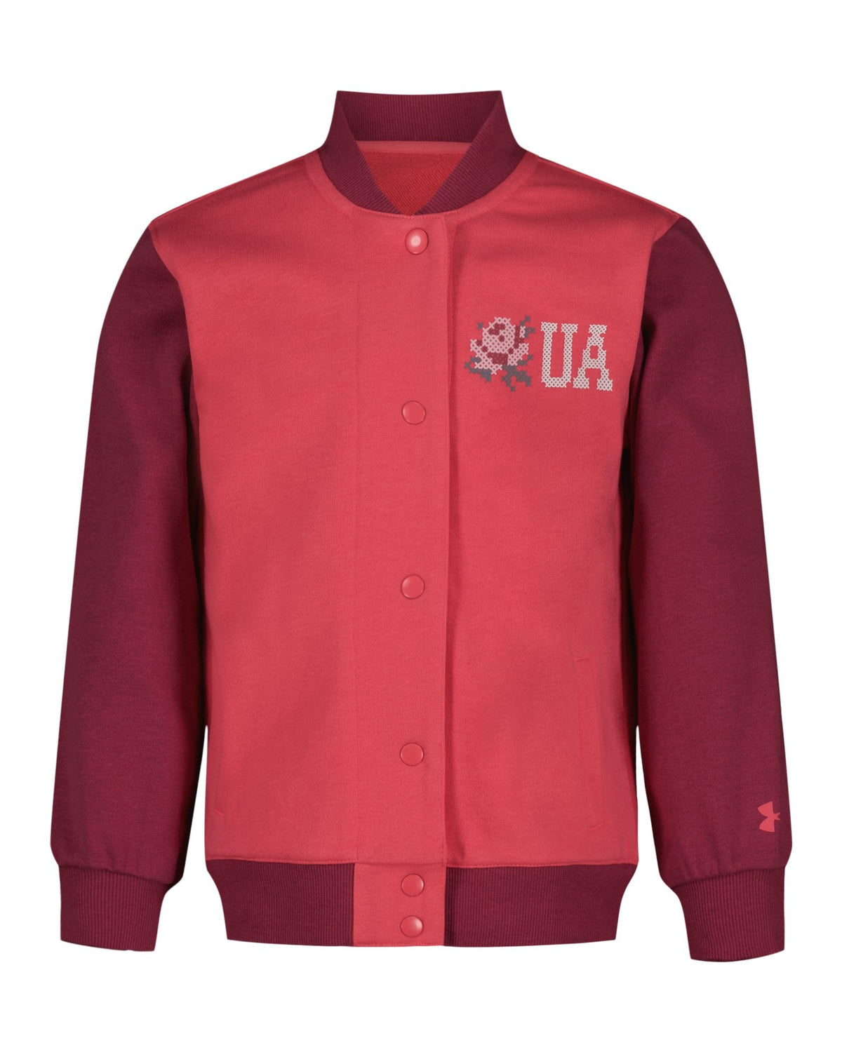 UA Rival Little Girls' Bomber Jacket - Pink