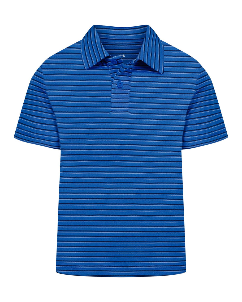 UA Matchplay Stripe Little Boys' Polo - Blue