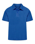 UA Matchplay Stripe Little Boys' Polo - Blue
