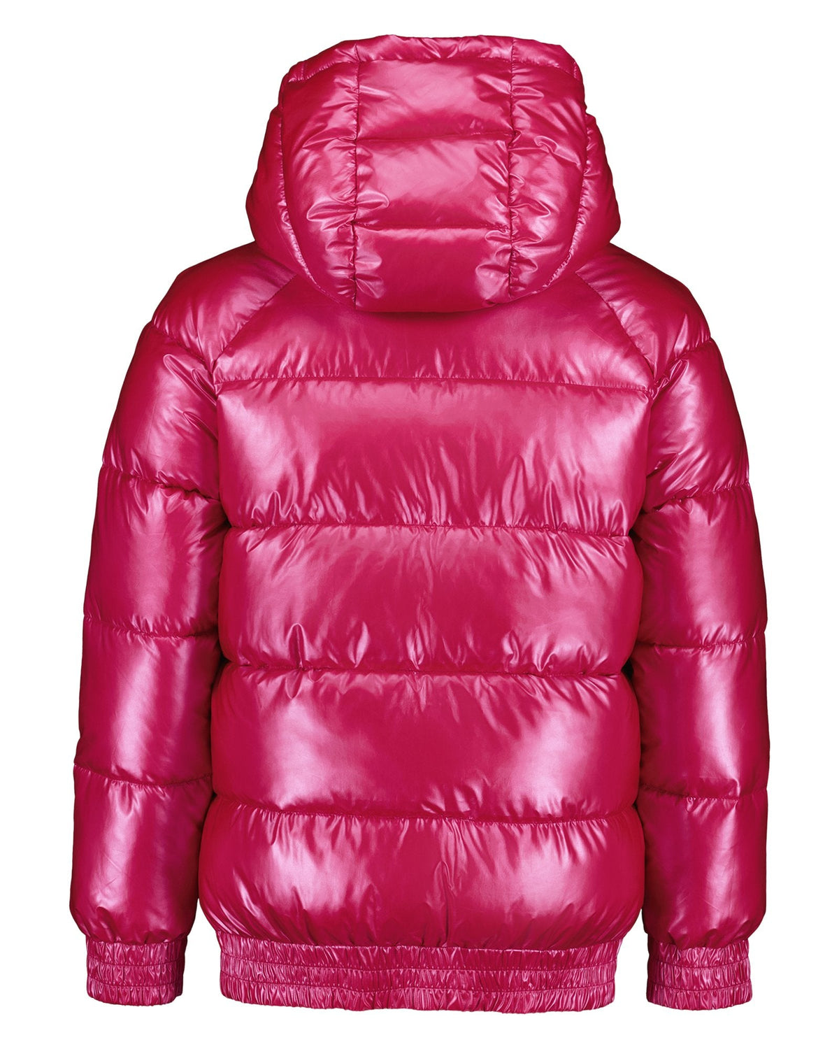 UA Metallic Bomber Girls' Puffer Jacket - Pink
