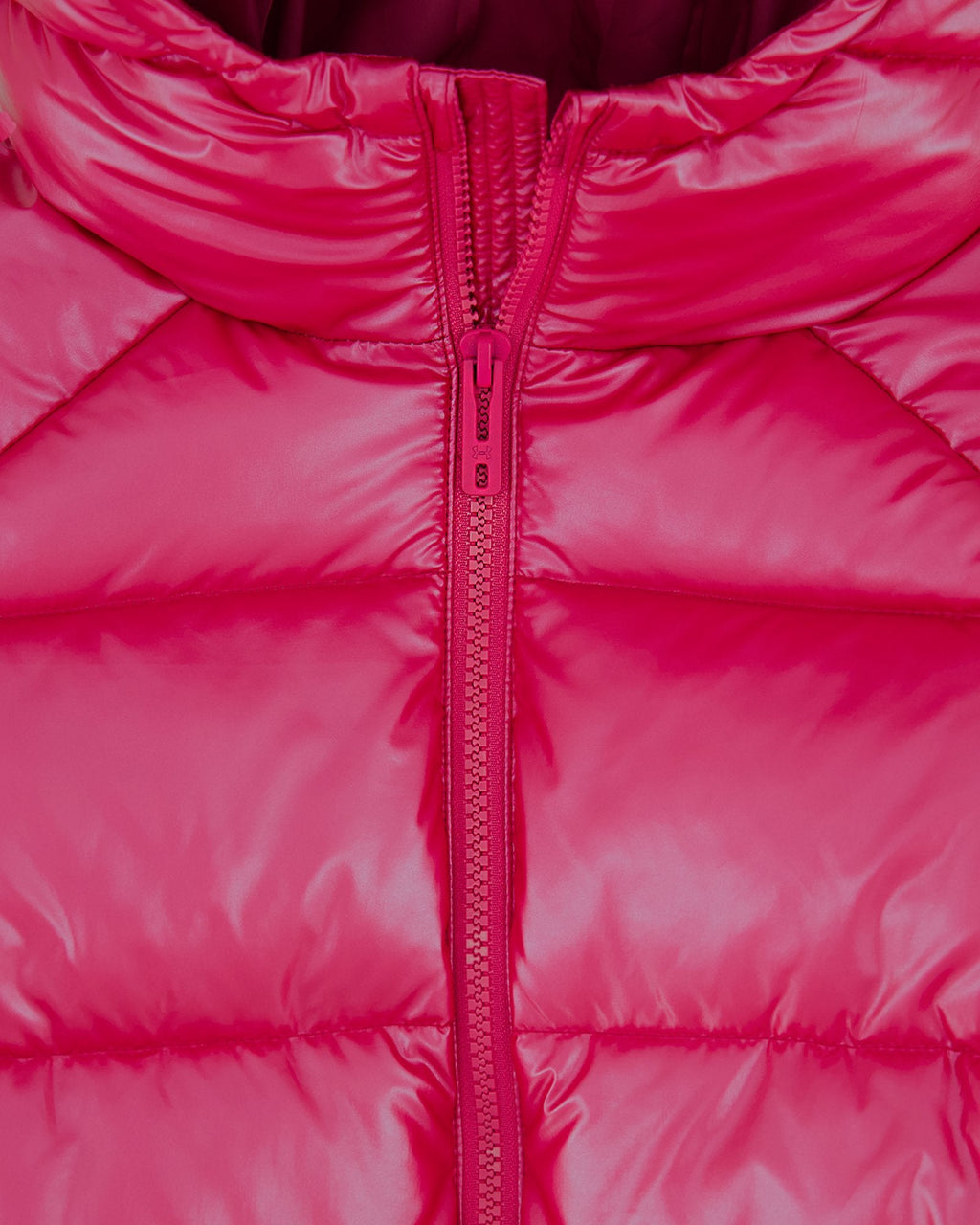 UA Metallic Bomber Girls' Puffer Jacket - Pink