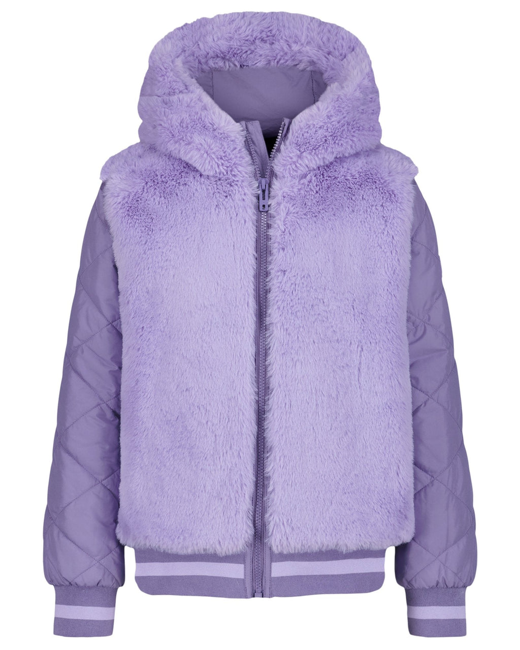 UA Cozy Little Girls' Bomber Jacket - Purple