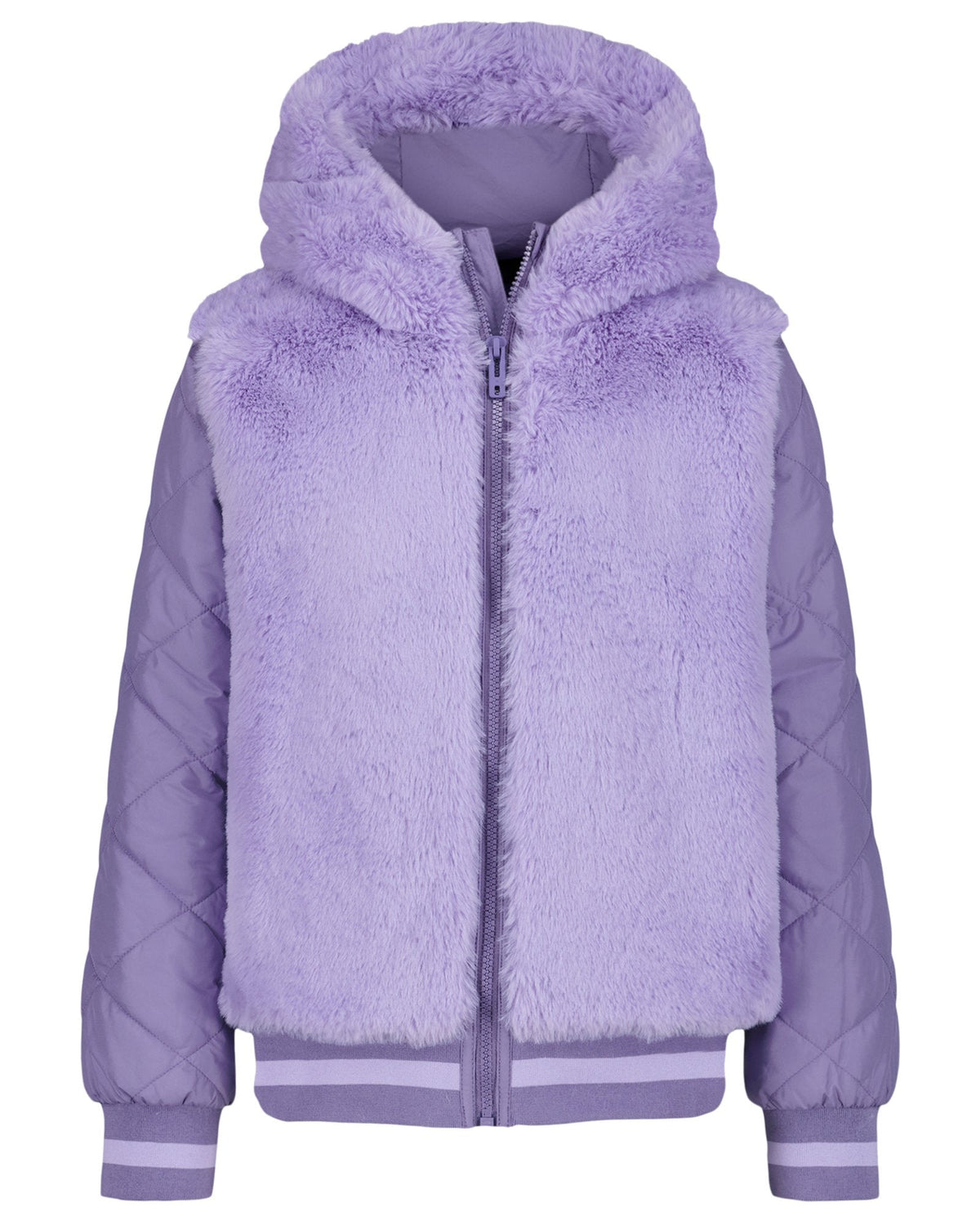 UA Cozy Little Girls' Bomber Jacket - Purple