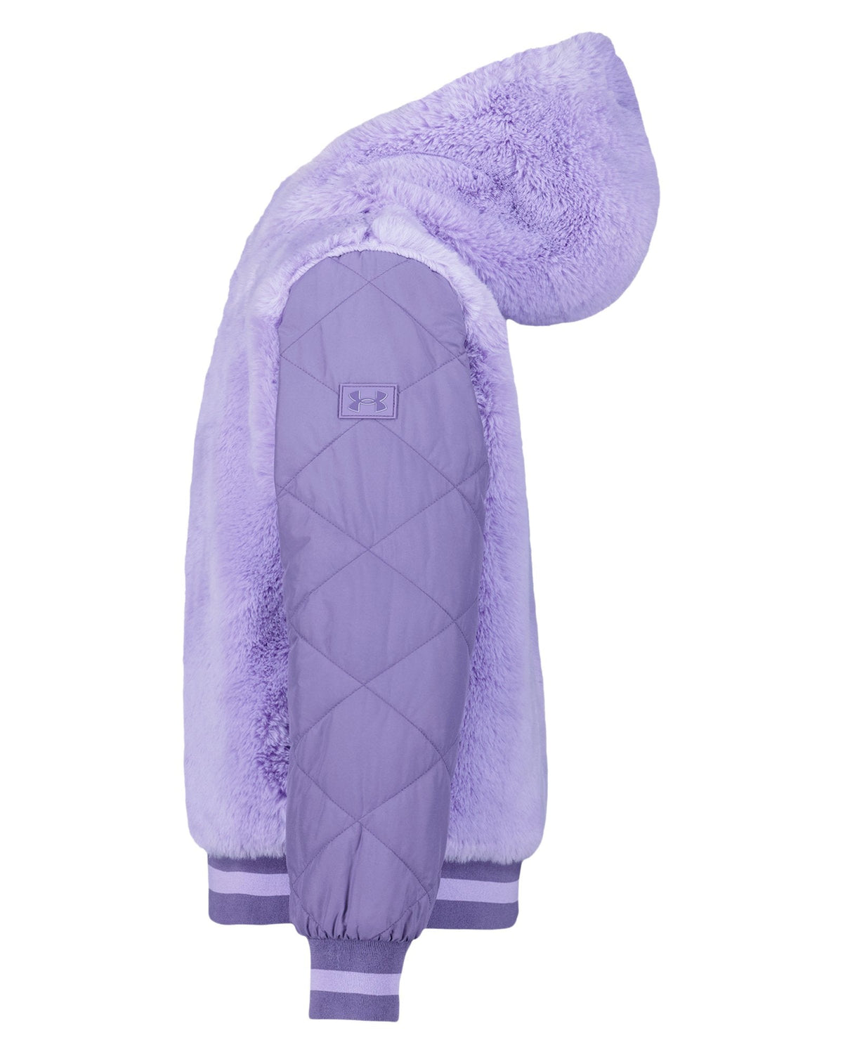 UA Cozy Little Girls' Bomber Jacket - Purple