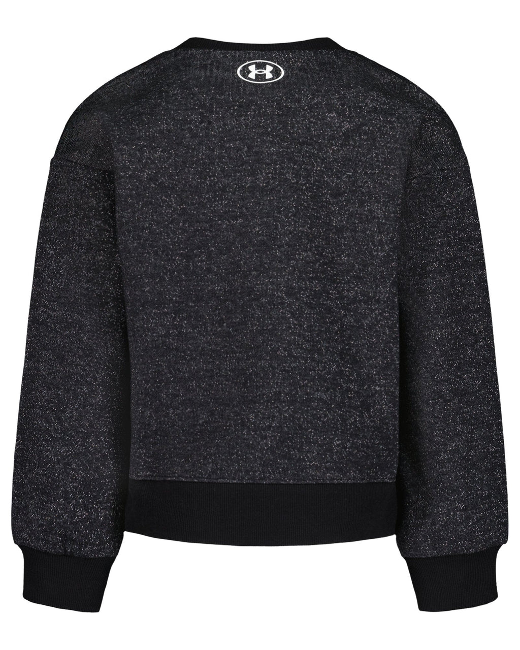UA Rival Sparkle Little Girls' Crewneck - Black