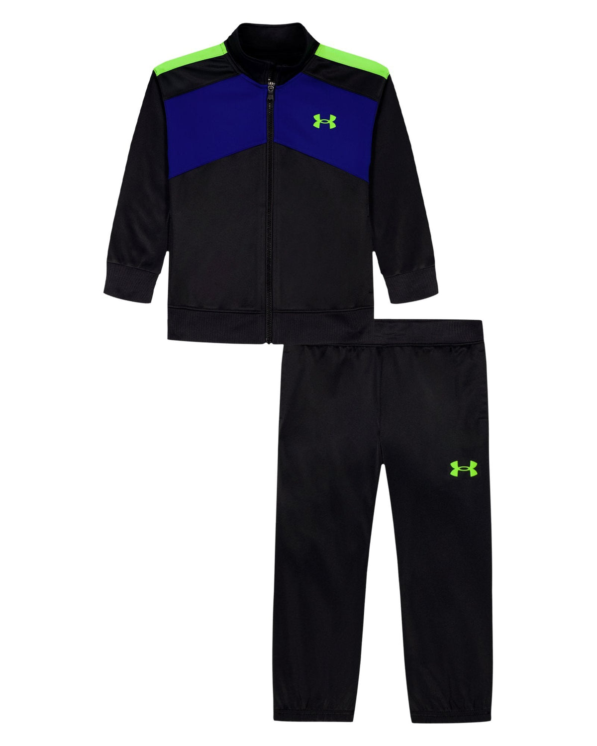 UA Colorblock Toddler Boys' Track Suit - Black