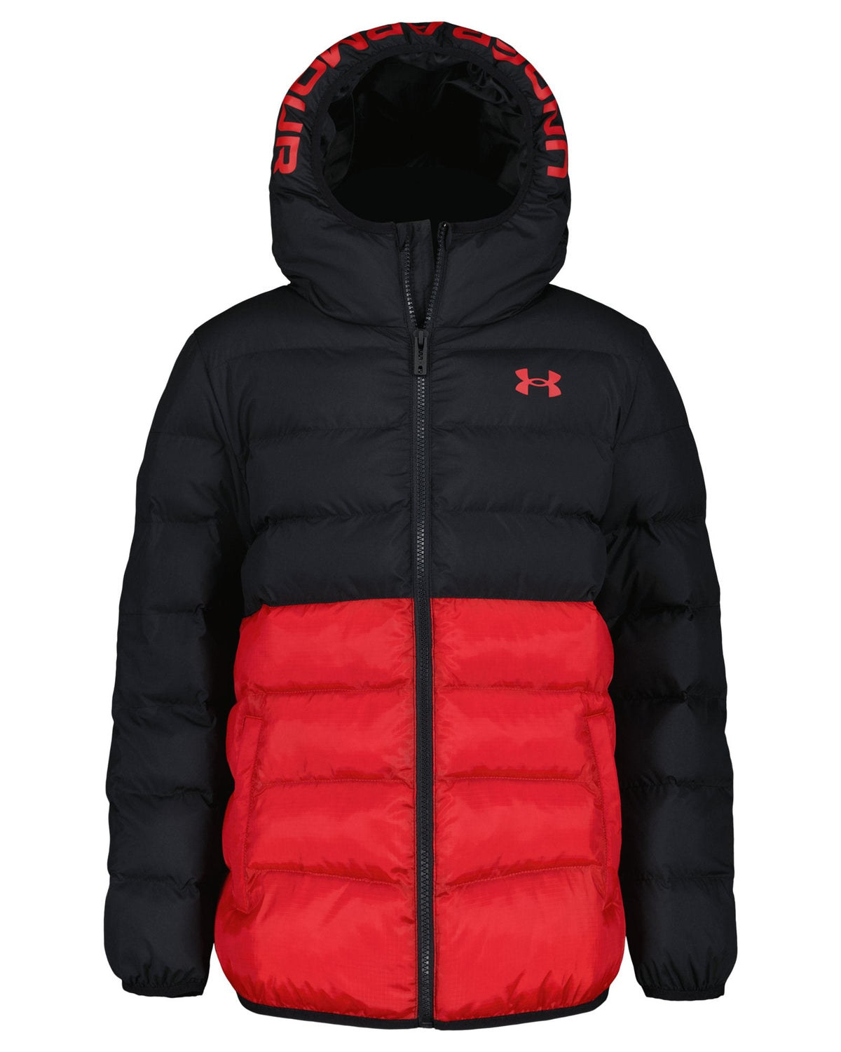 UA Pronto Colorblock Little Boys' Puffer Jacket - Black