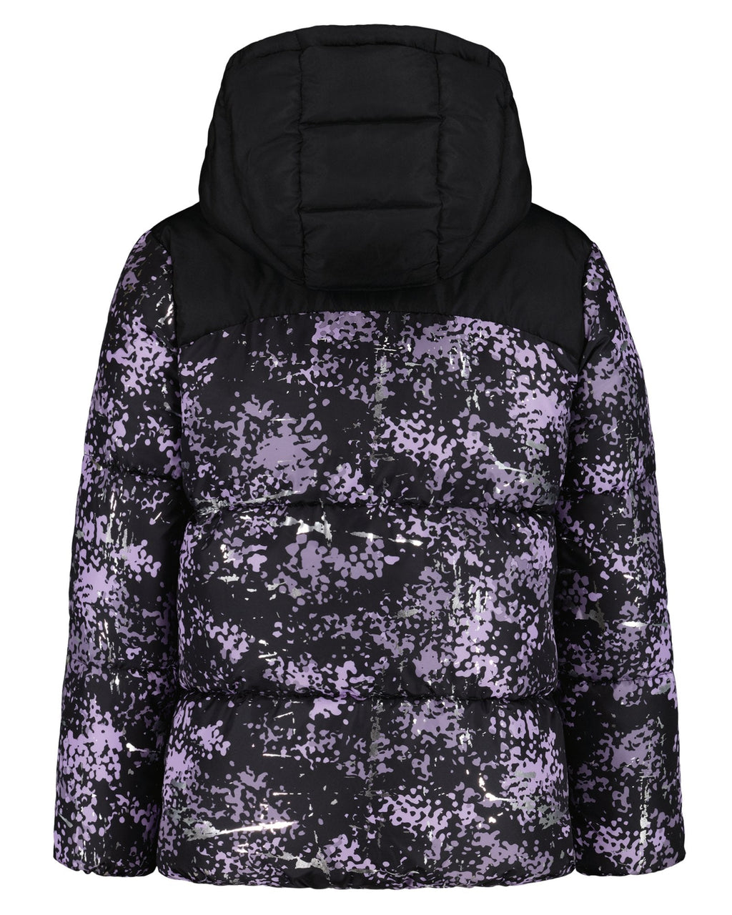 UA Prime Printed Little Girls' Puffer Jacket - Black