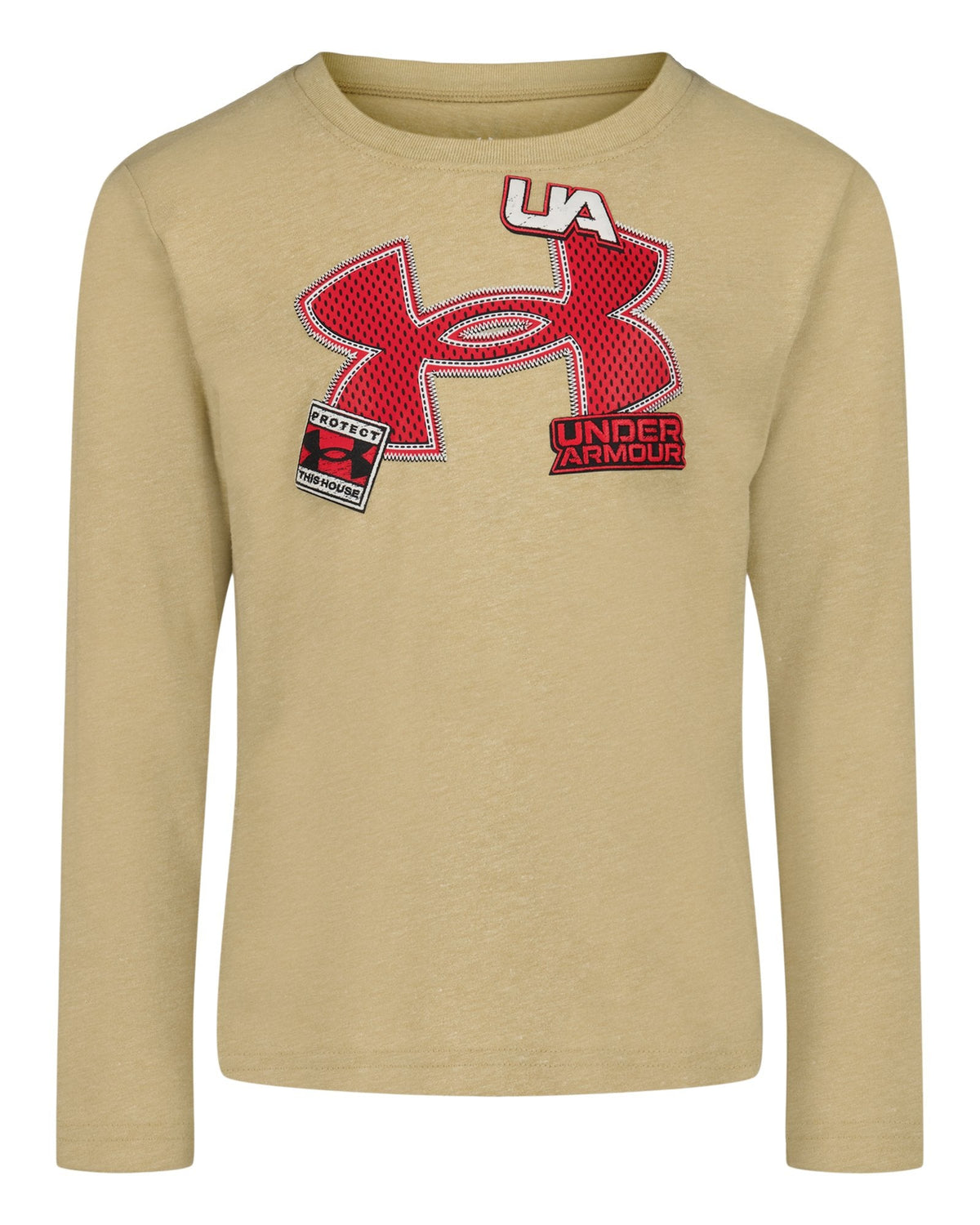 UA Varsity Logo Toddler Boys' Long Sleeve - Brown