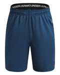 UA Tech™ Vent Print Blocked Boys' Shorts - Blue
