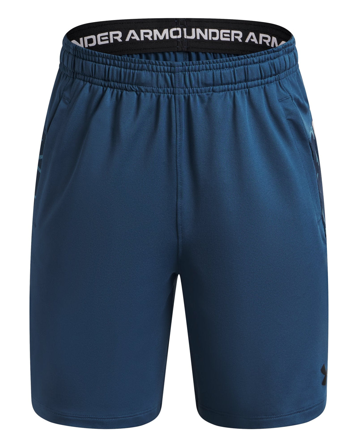 UA Tech™ Vent Print Blocked Boys' Shorts - Blue