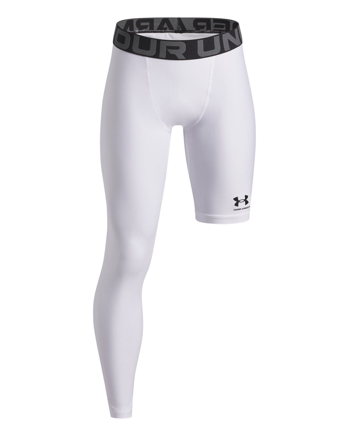 HeatGear® Asymmetrical Right Boys' Leggings - Black
