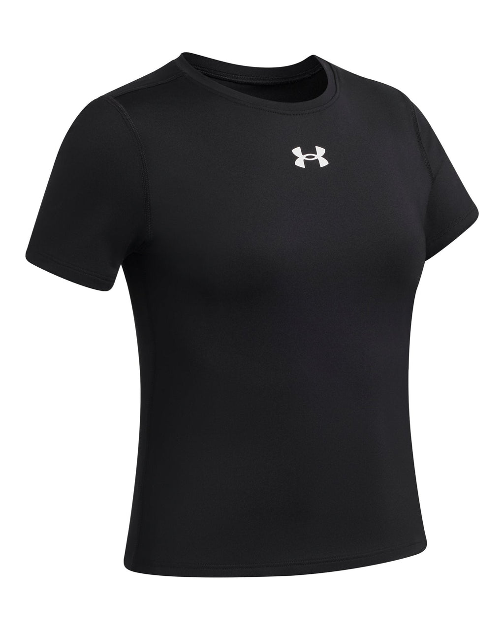 HeatGear® Girls' Short Sleeve - Black
