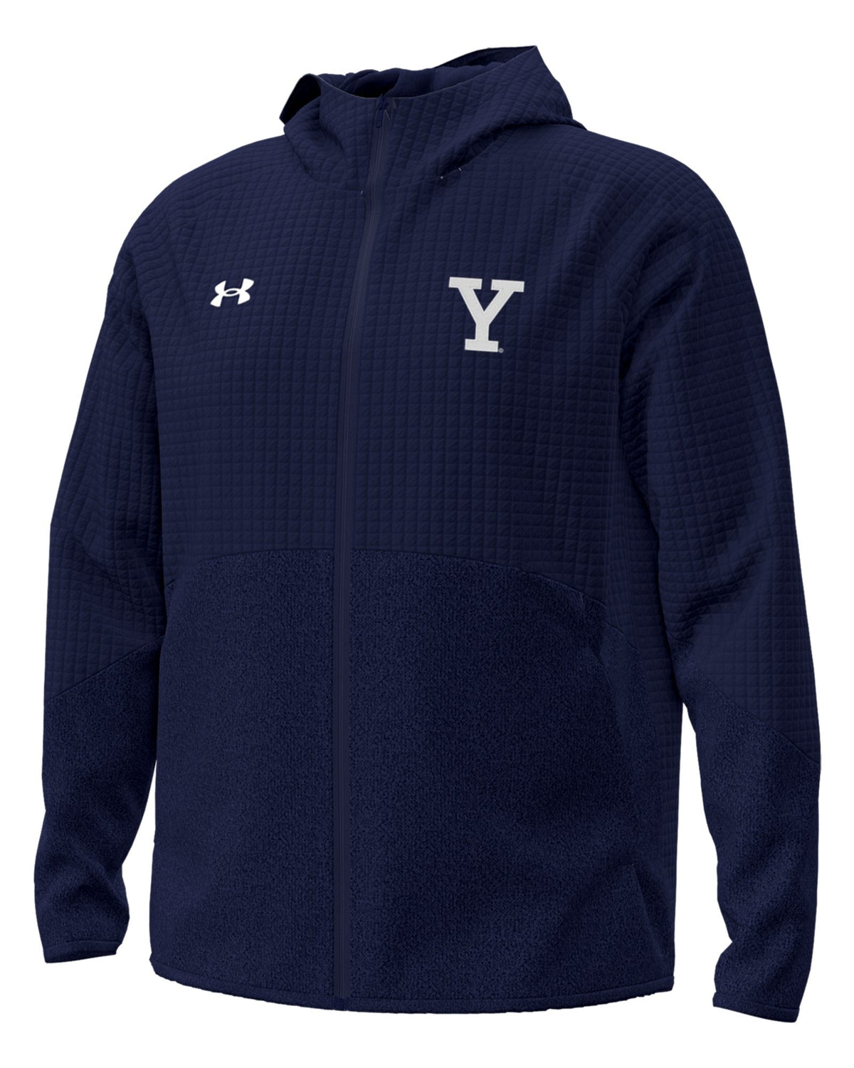 UA Unstoppable Fleece Collegiate Men's Full Zip - Blue