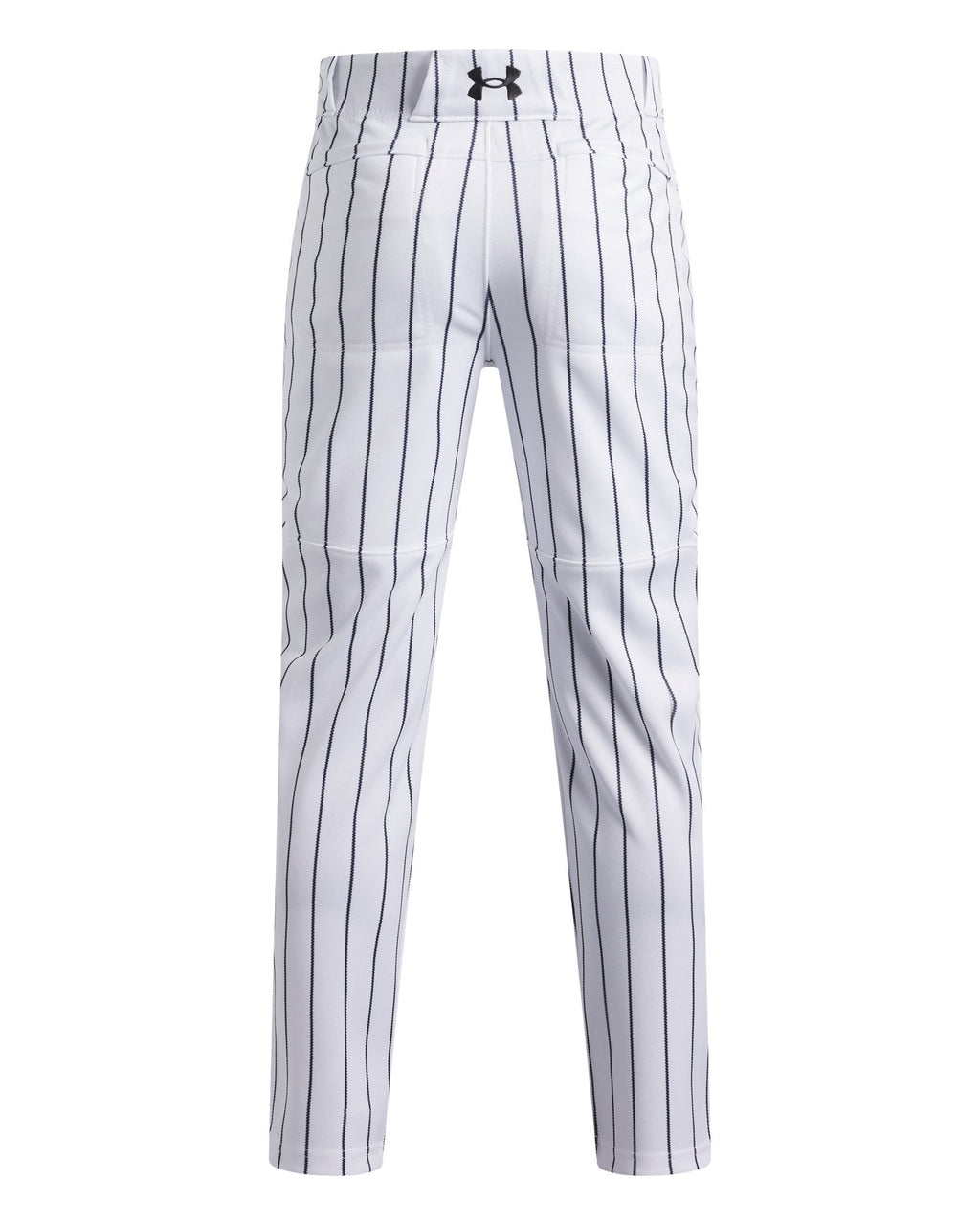 UA Utility Pro Pinstripe Tapered Boys' Baseball Pants - White