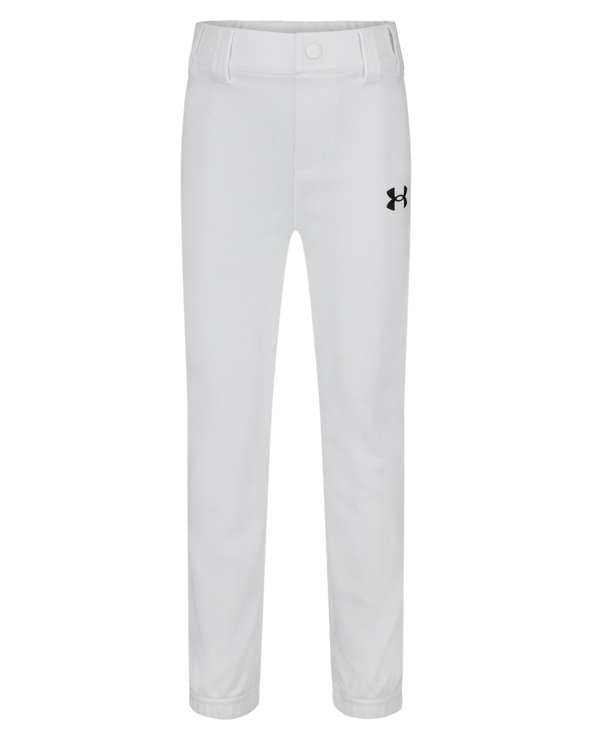 UA Baseball Little Boys' Pants - White