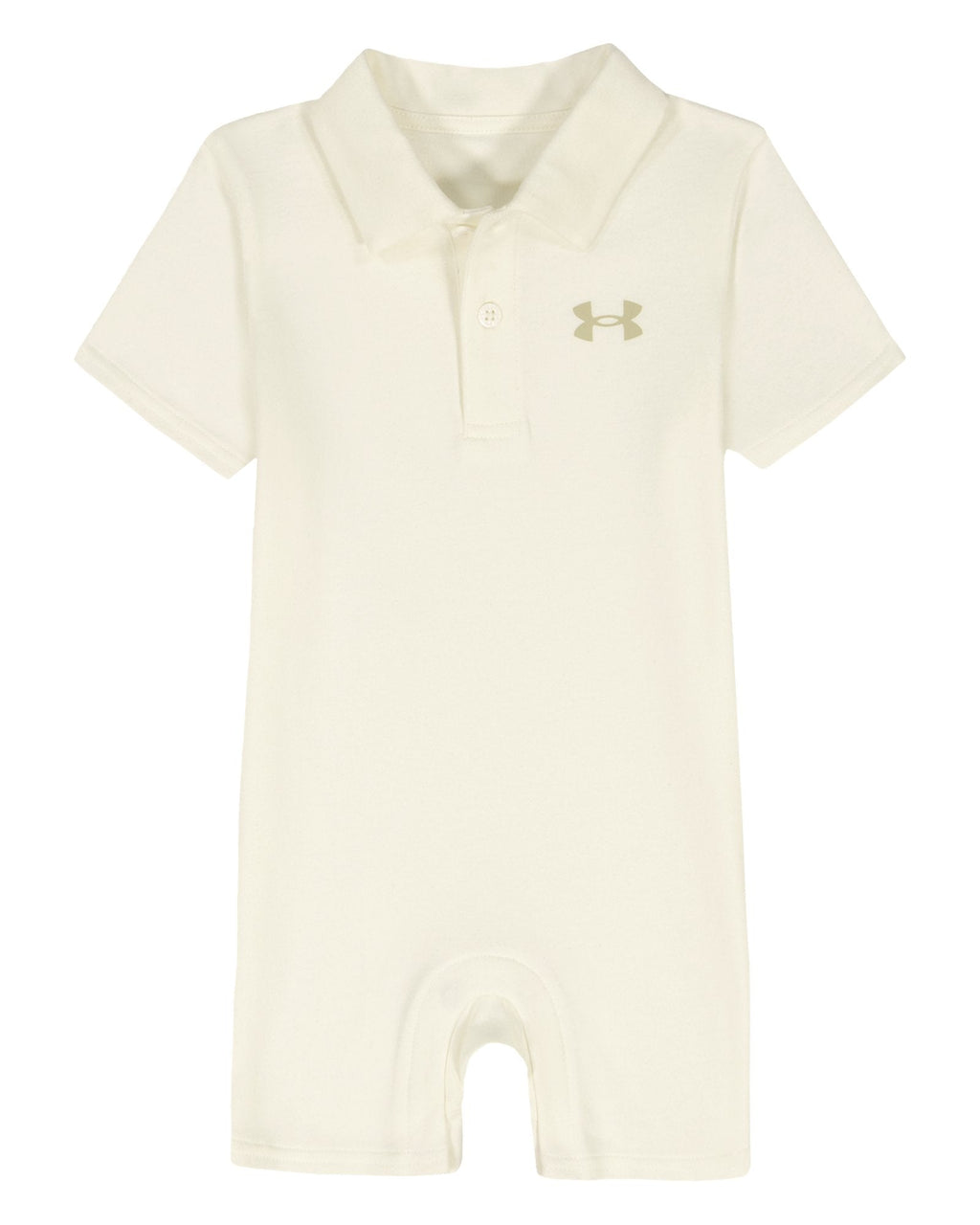 UA Solid Infant Boys' Polo Shortall - White