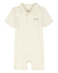 UA Solid Infant Boys' Polo Shortall - White