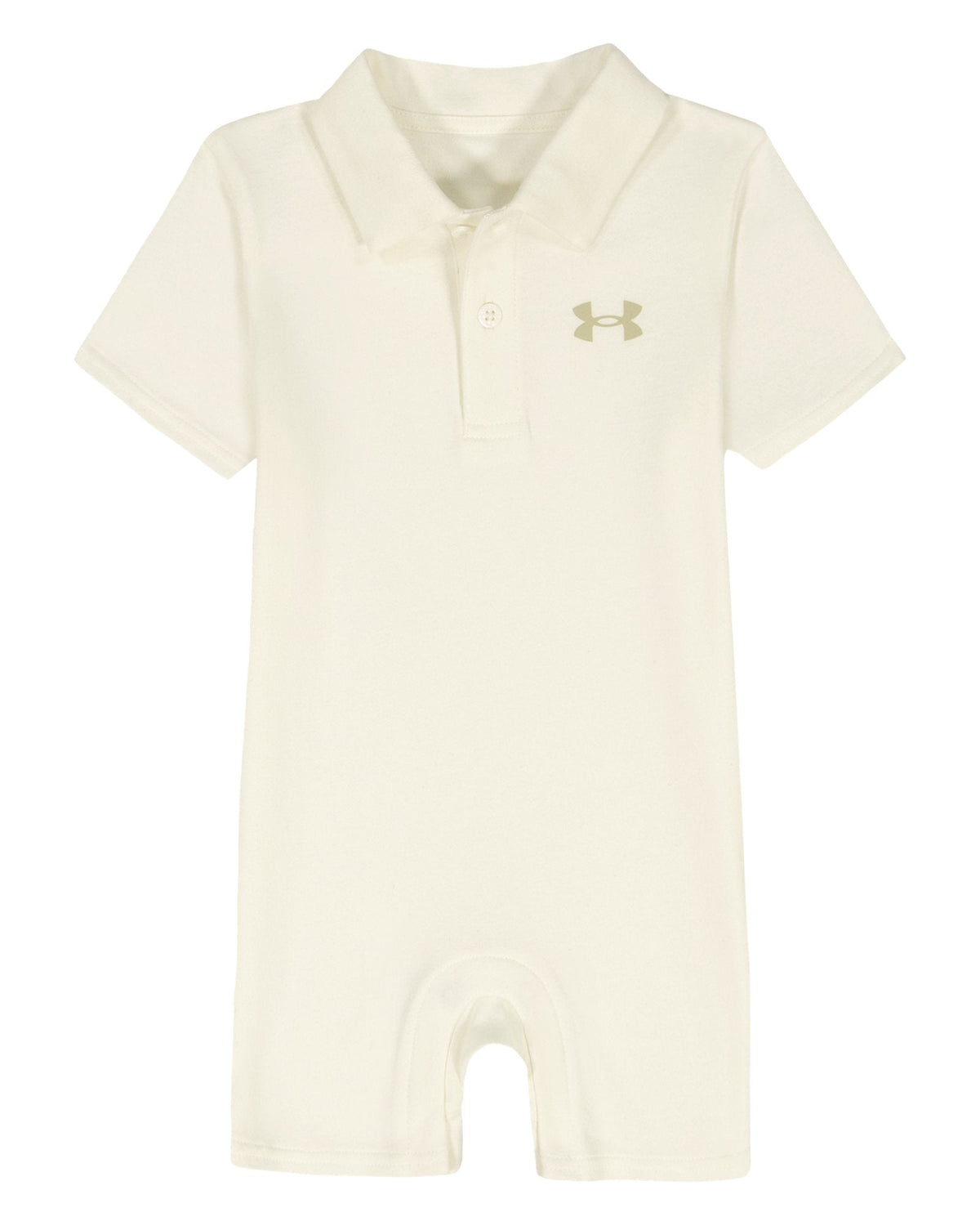 UA Solid Infant Boys' Polo Shortall - White