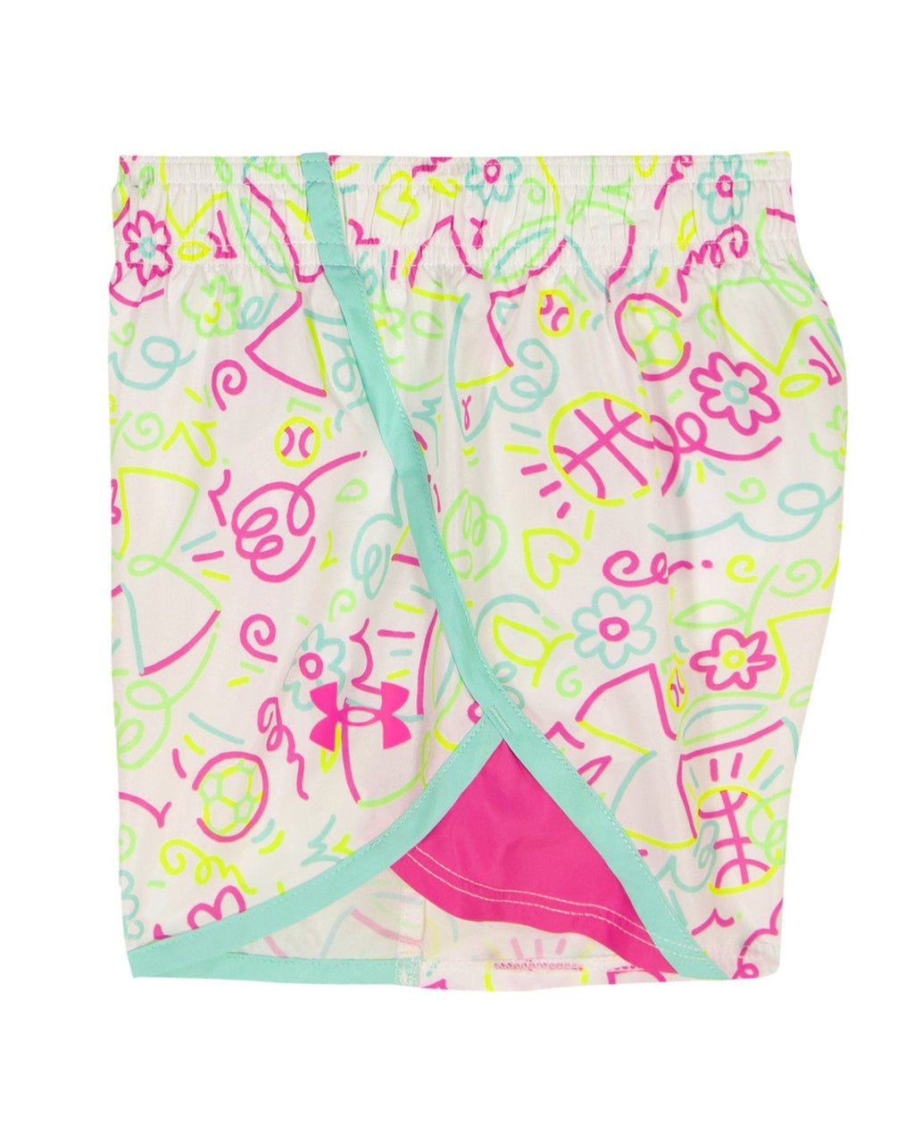 UA Printed Woven Infant Girls' Shorts Set - Pink