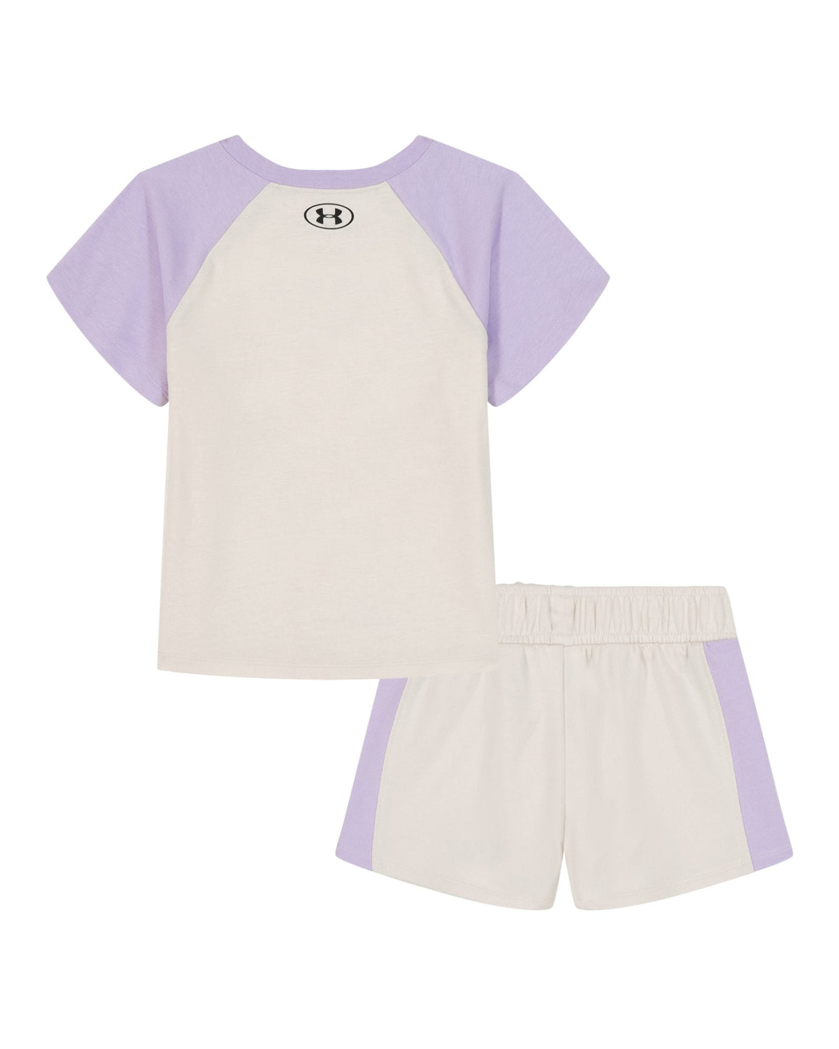 UA French Terry Little Girls' Shorts Set - Brown