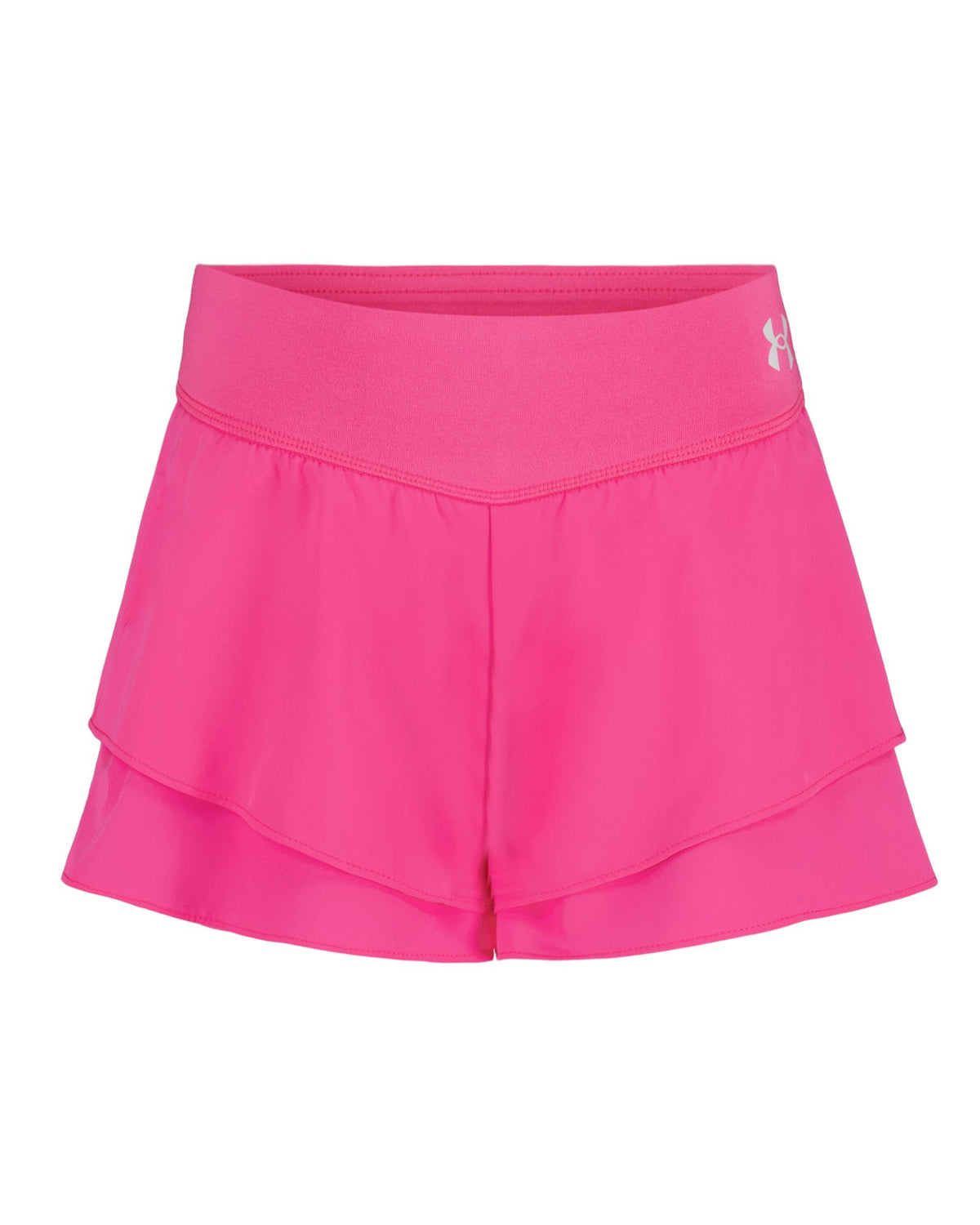 UA Flare Tiered Toddler Girls' Shorts - Pink