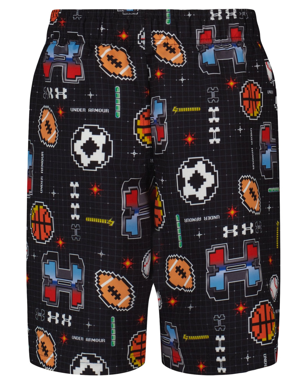 UA Gamer Mode Boys' Volley Shorts - Black