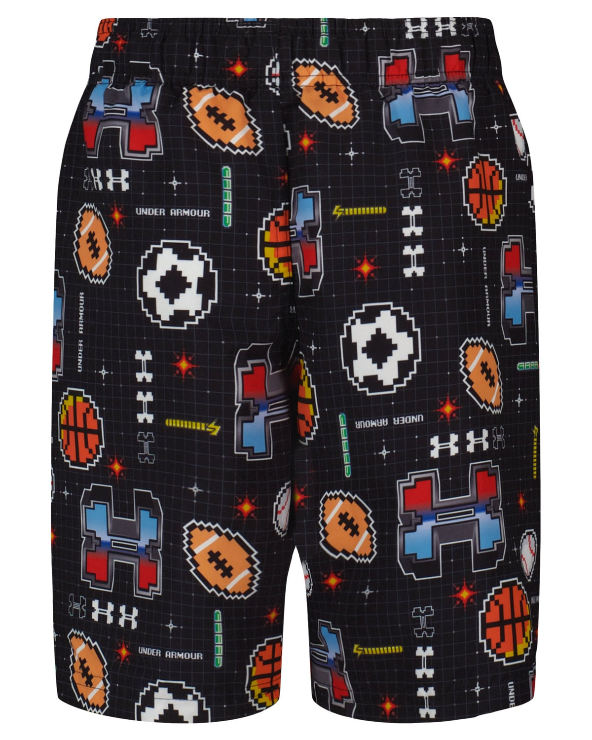 UA Gamer Mode Boys' Volley Shorts - Black