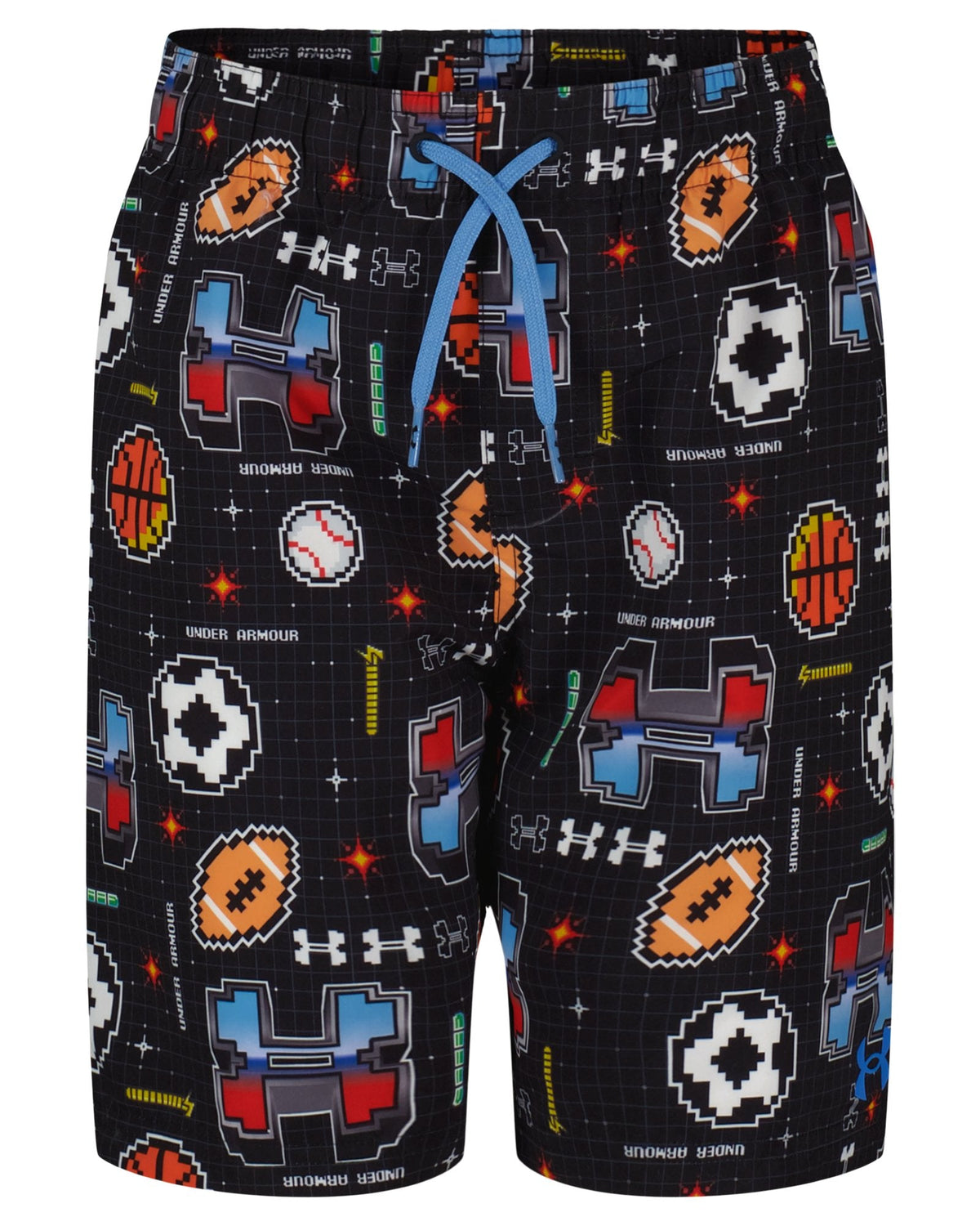 UA Gamer Mode Boys' Volley Shorts - Black