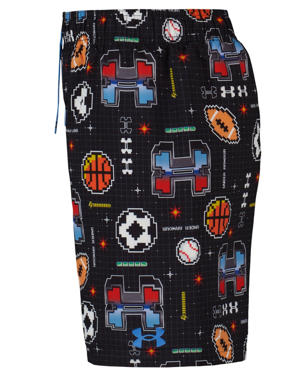 UA Gamer Mode Boys' Volley Shorts - Black
