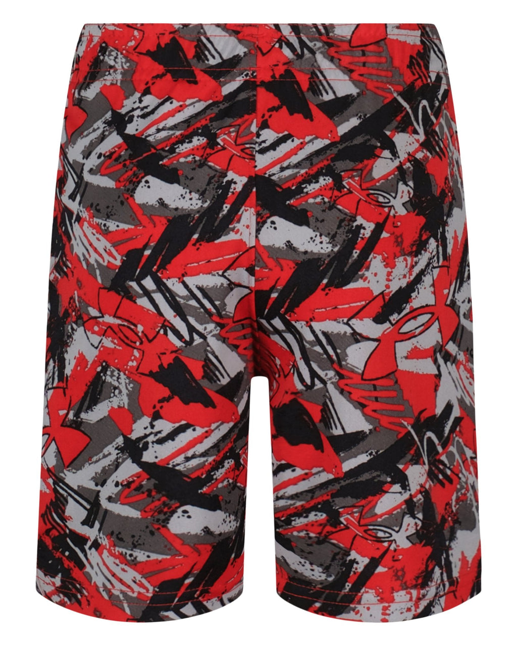 UA Printed Tech Toddler Boys' Shorts - Red