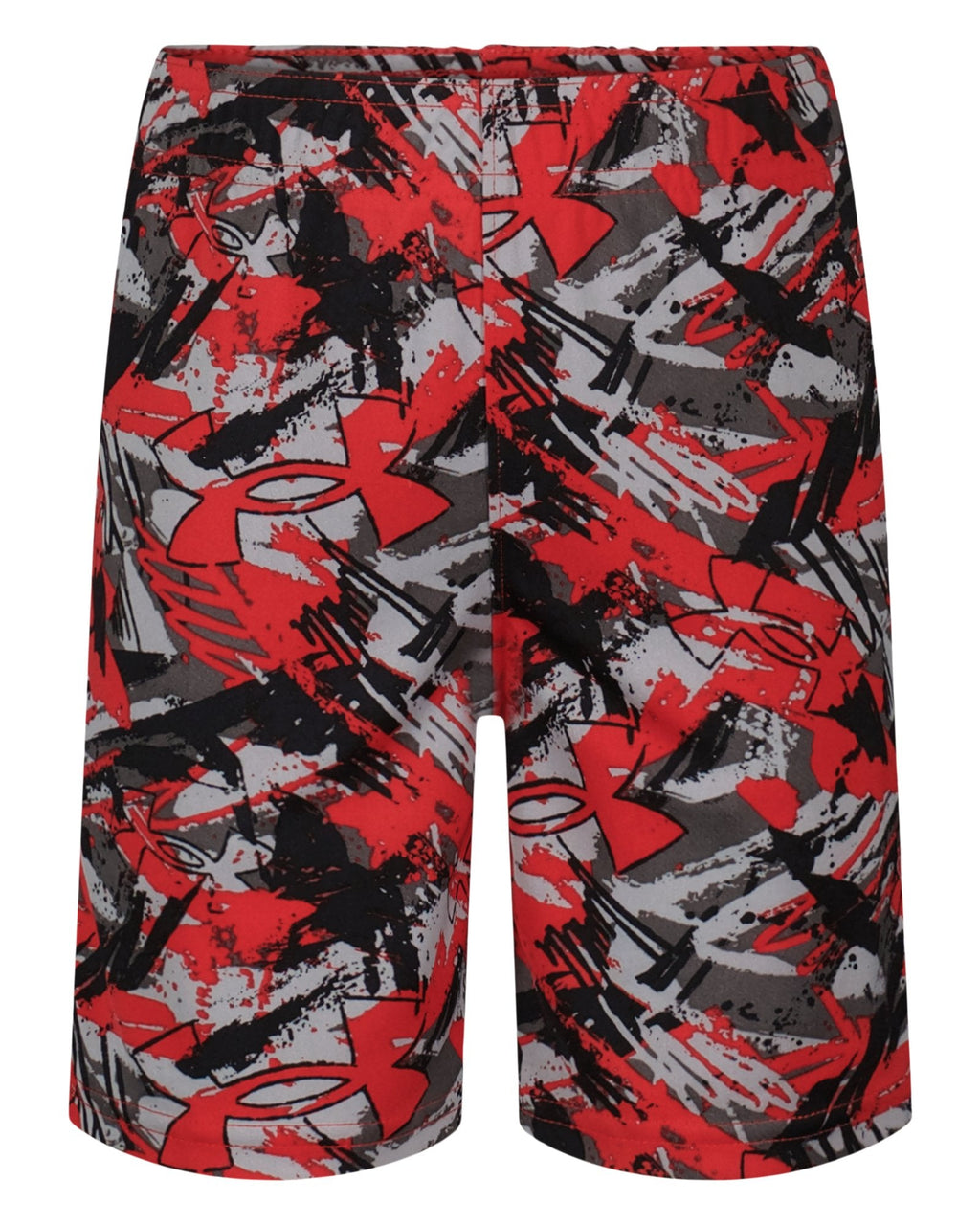 UA Printed Tech Toddler Boys' Shorts - Red