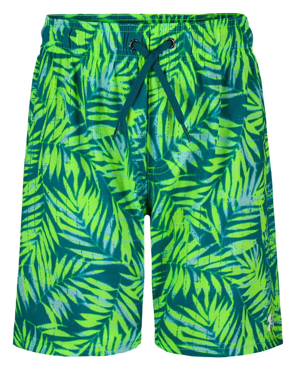 UA Compression Print Boys' Volley Shorts - Blue