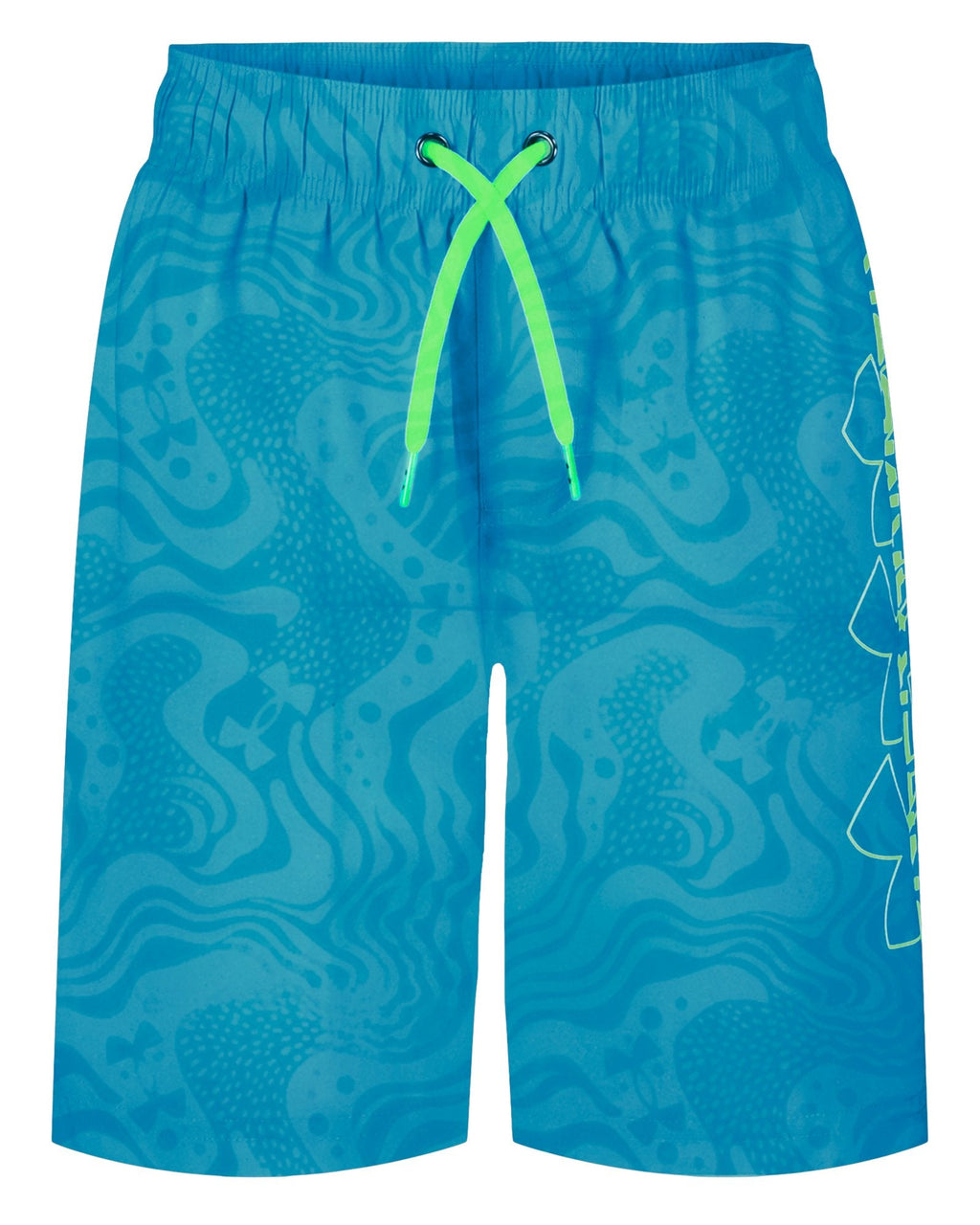 UA DWR Print Boys' Volley Shorts - Blue